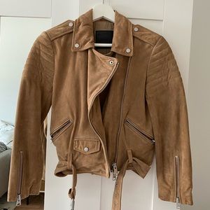 Allsaints Suede Jacket US 2 - never worn